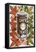Warner's Safe Yeast-null-Framed Stretched Canvas