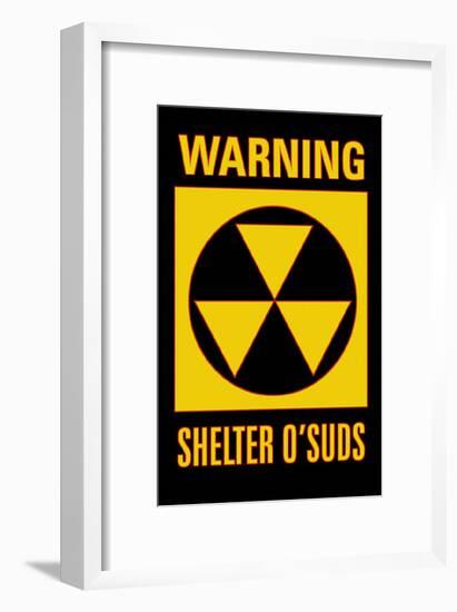 Warning Shelter OSuds-null-Framed Poster
