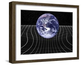 Warped Space-time Due To Gravity-Victor De Schwanberg-Framed Photographic Print