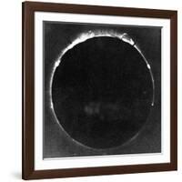 Warren De La Rue's Photograph of Total Solar Eclipse at Rivabellosa, Spain, 18 July 1860-Warren De La Rue-Framed Giclee Print