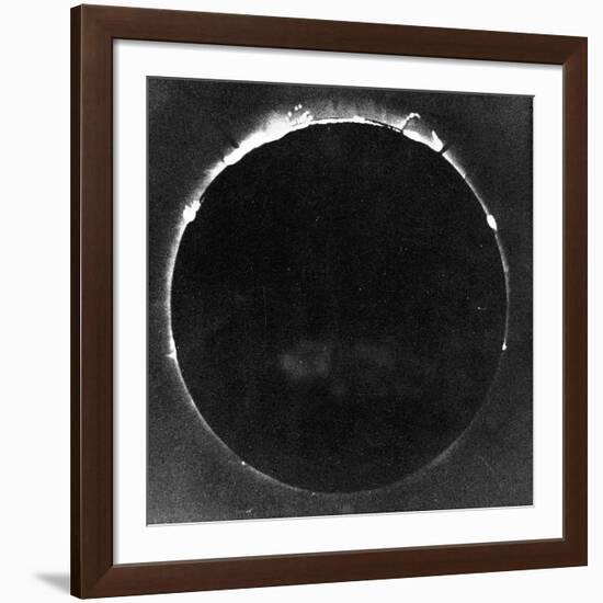 Warren De La Rue's Photograph of Total Solar Eclipse at Rivabellosa, Spain, 18 July 1860-Warren De La Rue-Framed Giclee Print