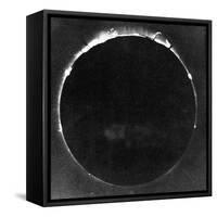 Warren De La Rue's Photograph of Total Solar Eclipse at Rivabellosa, Spain, 18 July 1860-Warren De La Rue-Framed Stretched Canvas