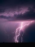 Lightning Striking the Ground-Warren Faidley-Laminated Photographic Print
