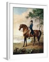 Warren Hastings Esq. on His Arabian Horse, after a Painting by George Stubbs, 1796 (1724-1806)-George Townley Stubbs-Framed Giclee Print