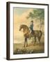 Warren Hastings on His Arabian Horse, 1796 (W/C on Paper)-George Townley Stubbs-Framed Giclee Print