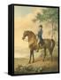 Warren Hastings on His Arabian Horse, 1796 (W/C on Paper)-George Townley Stubbs-Framed Stretched Canvas