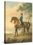 Warren Hastings on His Arabian Horse, 1796 (W/C on Paper)-George Townley Stubbs-Stretched Canvas