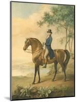 Warren Hastings on His Arabian Horse, 1796 (W/C on Paper)-George Townley Stubbs-Mounted Premium Giclee Print