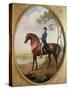 Warren Hastings on His Arabian Horse-George Stubbs-Stretched Canvas