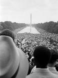 Anwar Sadat and Menachem Begin acknowledge President Carter as he announces the Camp David Accords-Warren K. Leffler-Photographic Print