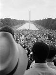 Attorney General Robert F Kennedy speaking to a crowd of Civil Rights protestors, 1963-Warren K. Leffler-Photographic Print