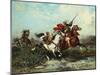 Warring Arab Horsemen, Combats Des Cavaliers Arabes-Georges Washington-Mounted Giclee Print