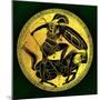 Warrior and Centaur, Illustration from 'Greek Vase Paintings'-English-Mounted Giclee Print