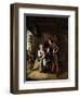 Warrior and Servant, 1653-Pieter de Hooch-Framed Giclee Print