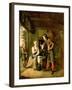 Warrior and Servant, 1653-Pieter de Hooch-Framed Giclee Print