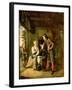 Warrior and Servant, 1653-Pieter de Hooch-Framed Giclee Print