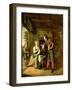 Warrior and Servant, 1653-Pieter de Hooch-Framed Giclee Print