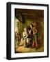 Warrior and Servant, 1653-Pieter de Hooch-Framed Giclee Print