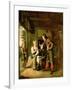 Warrior and Servant, 1653-Pieter de Hooch-Framed Giclee Print