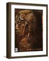 Warrior Female-Fabienne Arietti-Framed Art Print