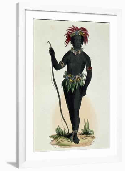 Warrior from Massacre Island-null-Framed Giclee Print