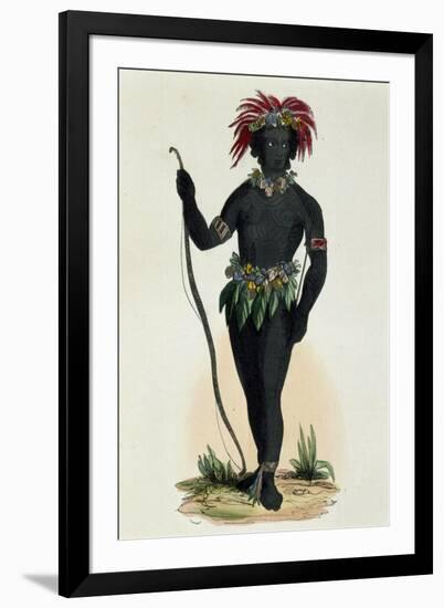 Warrior from Massacre Island-null-Framed Giclee Print