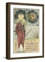 Warrior Goddess with Broken Sword-Found Image Press-Framed Giclee Print