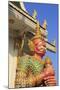 Warrior in Wat Chamongkron Royal Monastery, Pattaya City, Thailand, Southeast Asia, Asia-Richard Cummins-Mounted Photographic Print