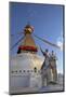 Warrior on Elephant Guards the North Side of Boudhanath Stupa-Peter Barritt-Mounted Photographic Print