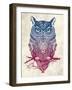 Warrior Owl-Rachel Caldwell-Framed Art Print