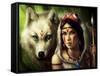 Warrior Princess-JoJoesArt-Framed Stretched Canvas