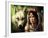 Warrior Princess-JoJoesArt-Framed Giclee Print