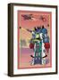 Warrior Robot-null-Framed Art Print