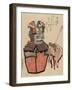 Warrior's Armour and Arrow Through Scroll, 1820-1834-Katsushika Hokusai-Framed Giclee Print