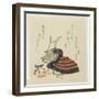 Warrior's Helmet and Azalea for the Boy's Festival-Toyota Hokkei-Framed Giclee Print