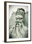 Warrior Statue at Wat Pho (Temple of the Reclining Buddha), Bangkok, Thailand-Jon Arnold-Framed Photographic Print