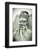 Warrior Statue at Wat Pho (Temple of the Reclining Buddha), Bangkok, Thailand-Jon Arnold-Framed Photographic Print