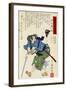 Warrior with Sword, 1769-1825-Utagawa Toyokuni-Framed Giclee Print