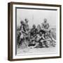 Warriors, Belgian Congo, 1894-null-Framed Premium Giclee Print