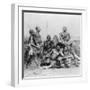 Warriors, Belgian Congo, 1894-null-Framed Premium Giclee Print