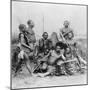 Warriors, Belgian Congo, 1894-null-Mounted Premium Giclee Print