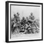 Warriors, Belgian Congo, 1894-null-Framed Giclee Print