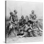 Warriors, Belgian Congo, 1894-null-Stretched Canvas