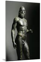 Warriors Called Riace Bronzes. Detail. 460 Bc. (Sculpture)-Greek school-Mounted Giclee Print