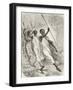 Warriors from Unyoro Dancing-null-Framed Giclee Print