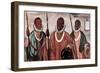 Warriors of the Esmereldas, 1599, Museo de América, Madrid, Spain-Adrian Sanchez Galque-Framed Giclee Print