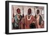 Warriors of the Esmereldas, 1599, Museo de América, Madrid, Spain-Adrian Sanchez Galque-Framed Giclee Print