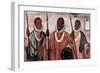 Warriors of the Esmereldas, 1599, Museo de América, Madrid, Spain-Adrian Sanchez Galque-Framed Giclee Print