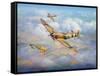 Warriors of the Sky-John Bradley-Framed Stretched Canvas