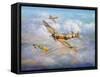 Warriors of the Sky-John Bradley-Framed Stretched Canvas